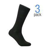 Calvin Klein 3-Pack Wool Rib Dress Sock